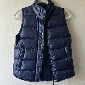 Jcrew Navy Puffer Vest XS